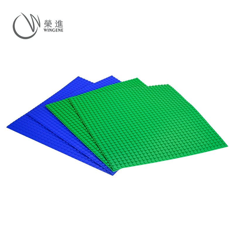 积木硅胶垫|兼容儿童DIY益智积木拼装玩具垫-荣进方形积木垫定制批发