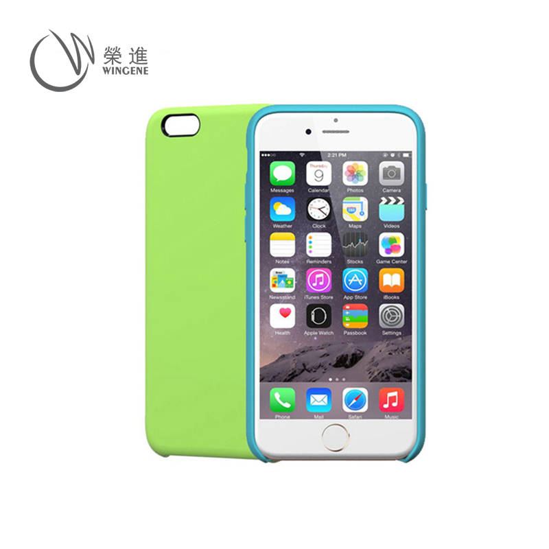 iPhone7硅胶手机壳|苹果7液态硅胶手机套|可定制log